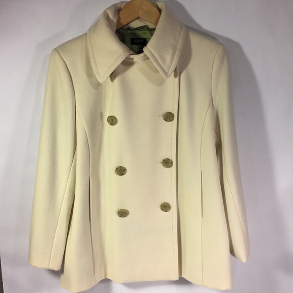 J. Crew Jackets & Blazers - J. Crew Cream Wool Coat